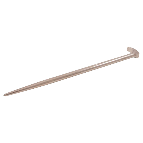 Rolling Head Pry Bar, 1-1/2" W x 11" L - Gray Tools 73611
