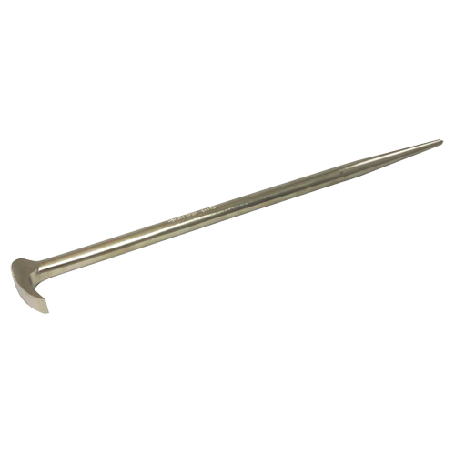 Rolling Head Pry Bar, 2" W x 15-1/4" L - Gray Tools 73615
