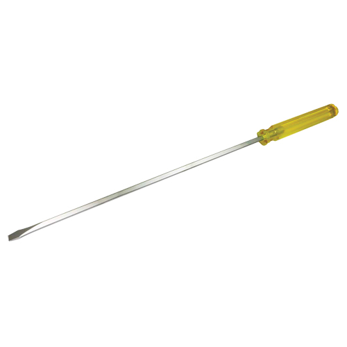 Slotted Screwdriver, 9/16", 27-1/4" L, Plastic Handle - Gray Tools S027