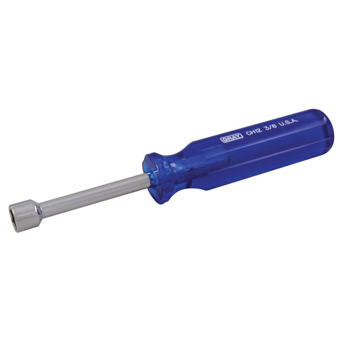 Nut Driver, 3/8" Drive, 6-5/8" L, Non Magnetic - Gray Tools CH12