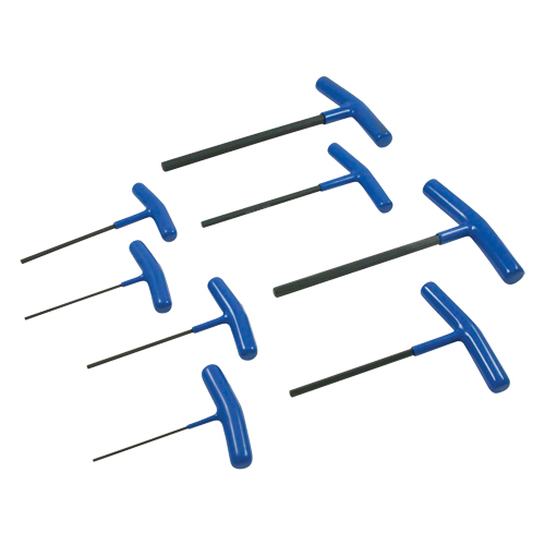 T-handle Hex Key Set, 8 Pcs., Metric - Gray Tools 697608