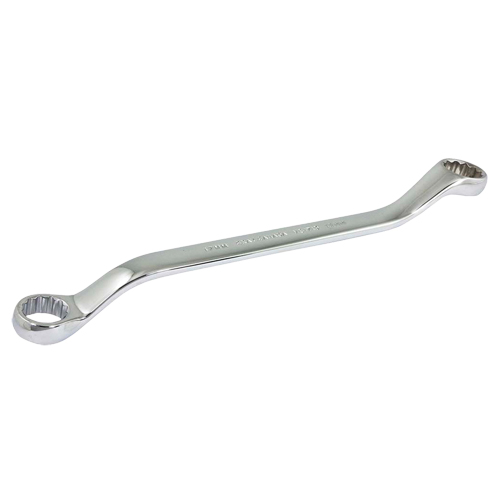 Cl&eacute; polygonale, 12 pans, 17 mm x 19 mm, d&eacute;cal&eacute;es de 15°, Fini Chrome - Gray Tools MB1719