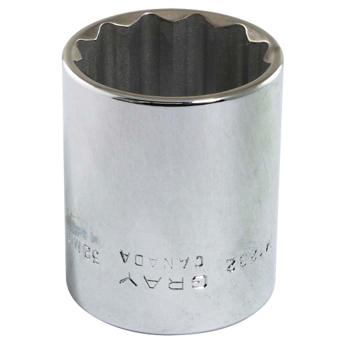 Douille, 32 mm, Prise 1/2", 12 pans - Gray Tools M1232