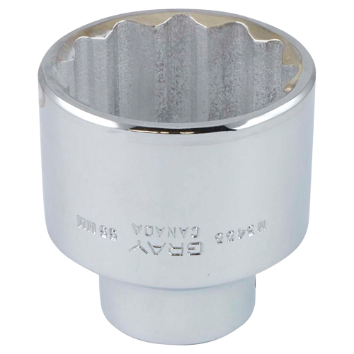 Douille, 55 mm, Prise 3/4", 12 pans - Gray Tools M3455