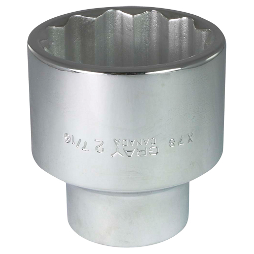 Douille, 2-7/16", Prise 1", 12 pans - Gray Tools X78