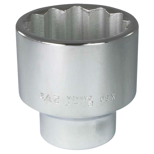 Socket, 2-1/2", 1" Drive, 12 Points - Gray Tools X80