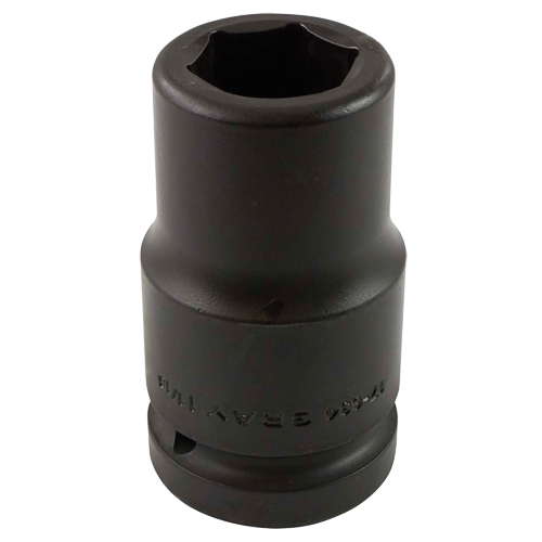 Socket, Impact, 1-1/16", 1" Drive, 6 Points - Gray Tools 17-634