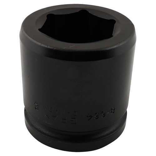 Socket, Impact, 2", 1-1/2" Drive, 6 Points - Gray Tools 8-664