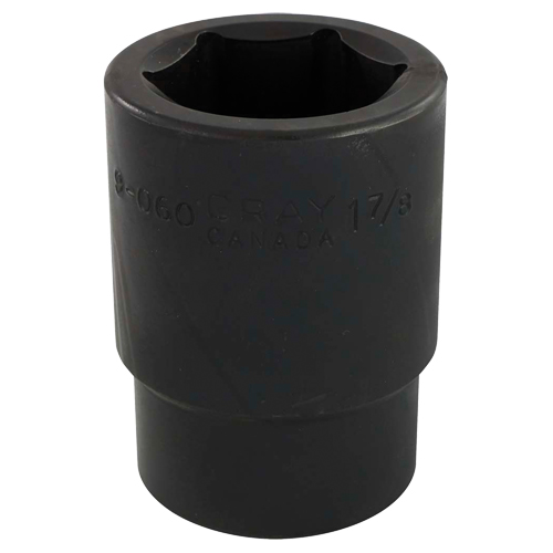 Socket, Impact, 1-7/8", 2-1/2" Drive, 6 Points - Gray Tools 9-060