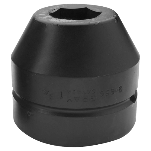 Socket, Impact, 2-3/8", 2-1/2" Drive, 6 Points - Gray Tools 9-676
