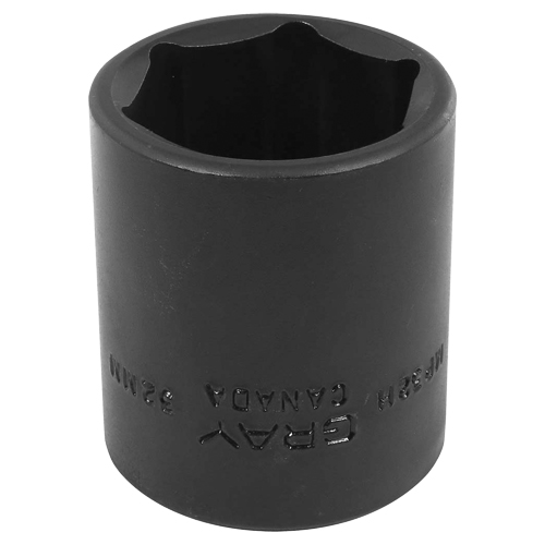 Douille, Chocs, 32 mm, Prise 1/2", 6 pans - Gray Tools MP32H