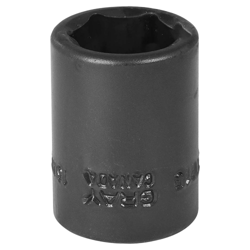 Socket, Impact, 15 mm, 3/8" Drive, 6 Points - Gray Tools MTP15