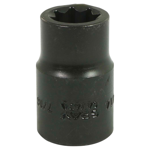 Douille, Chocs, 7/16", Prise 1/2", 8 pans - Gray Tools P4-814