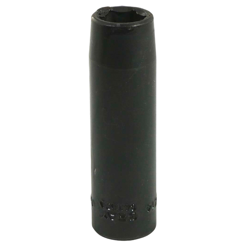 Socket, Impact, 7/16", 3/8" Drive, 6 Points, Deep - Gray Tools PL2214