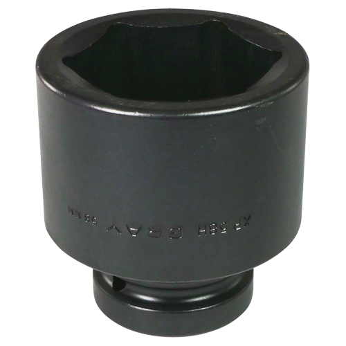 Socket, Impact, 58 mm, 1" Drive, 6 Points - Gray Tools XP58H
