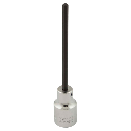 Extra Long Bit  Socket, 5/32" x 7/10" L, 3/8" Drive - Gray Tools TW5L