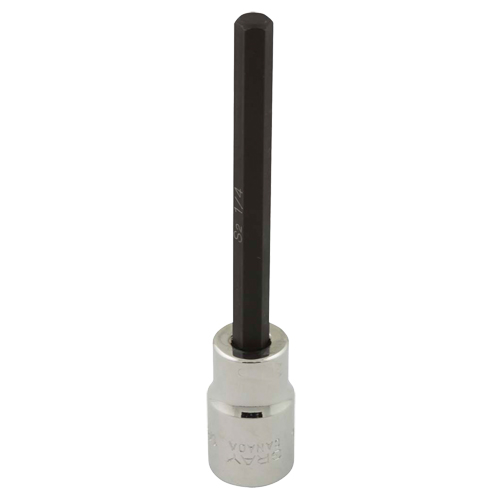 Extra Long Bit  Socket, 1/4" x 3-4/5" L, 3/8" Drive - Gray Tools TW8L