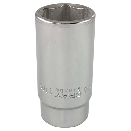 Socket, 1-1/4", 3/4" Drive, 6 Points - Gray Tools RLH40