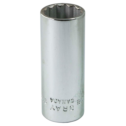 Douille, 9/16", Prise 1/4", 12 pans - Gray Tools VL118