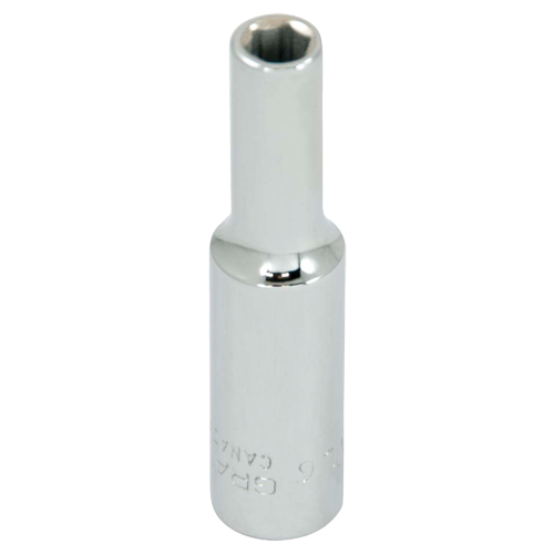 Socket, 9/32", 1/4" Drive, 6 Points - Gray Tools VL9