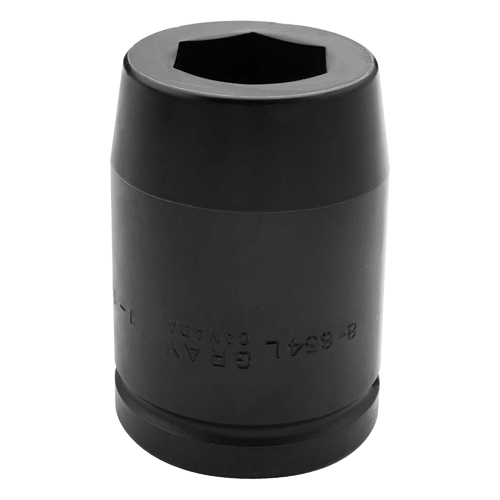 Socket, Impact, 3-3/16", 1-1/2" Drive, 6 Points - Gray Tools 8-6102L