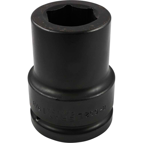 Socket, Impact, 1-5/8", 1-1/2" Drive, 6 Points - Gray Tools 8-652L