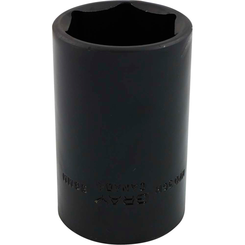 Socket, Impact, 36 mm, 1/2" Drive, 6 Points - Gray Tools MPD36H