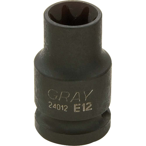 Douille Torx, Chocs, E-16, Prise 3/8" - Gray Tools 24016