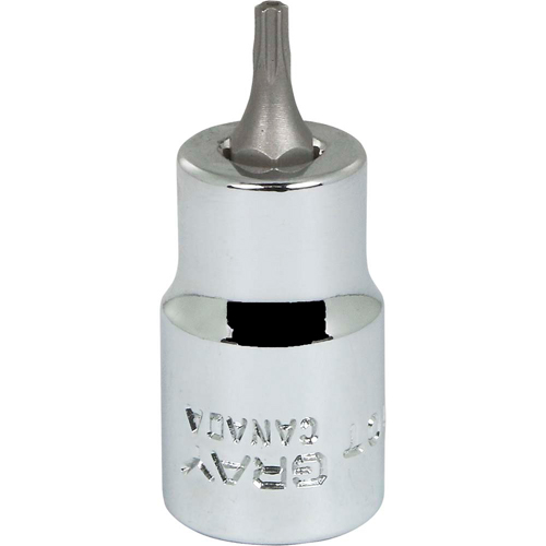 Douille &agrave; embout, Torx, T10 x 2-1/8" lo, Prise 3/8" - Gray Tools T610T