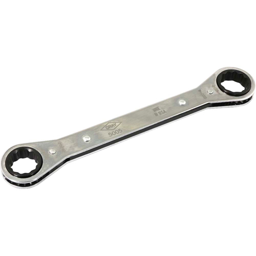 Flat Ratcheting Box Wrench   - Gray Tools 5005