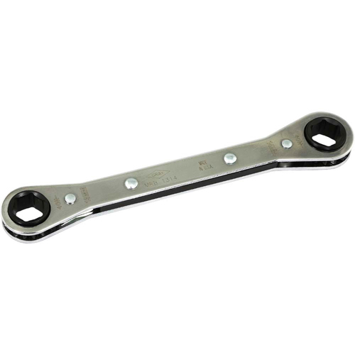 Flat Ratcheting Box Wrench   - Gray Tools MRB1314
