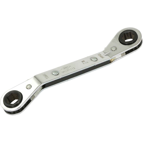 Offset Ratcheting Box Wrench  , Plain Handle - Gray Tools MROB1112