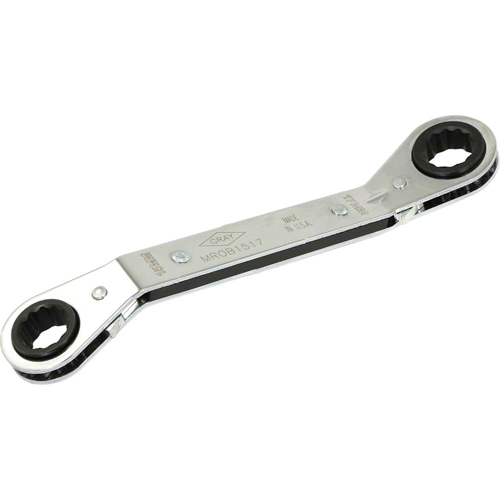 Cl&eacute; polygonale &agrave; cliquet d&eacute;cal&eacute;e - Gray Tools MROB1517