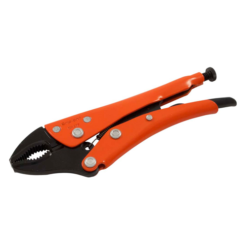 Locking Pliers, 5-1/2" Length, Curved Jaw - Grip-On 111-05