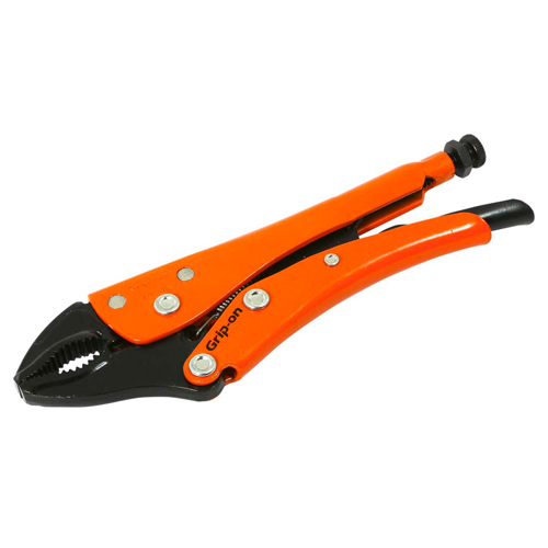 Pince-&eacute;tau, Longueur 7-1/2", M&acirc;choire courb&eacute;e - Grip-On 121-07F