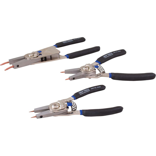 Snap Ring Plier Set, 3 Pieces - Gray Tools 83903