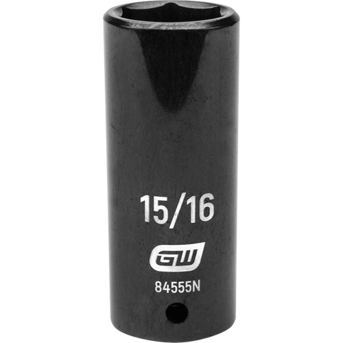 Socket, Impact, 15/16", 1/2" Drive, 6 Points, Deep - Gearwrench 84555N