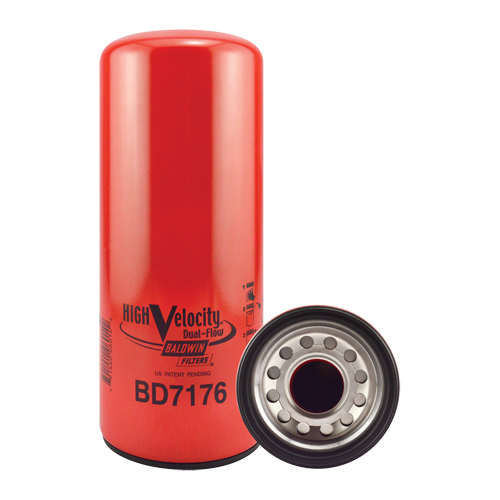 BD7176 High-Velocity Spin-On Dual-Flow Lube Filter - Baldwin Filters BD7176