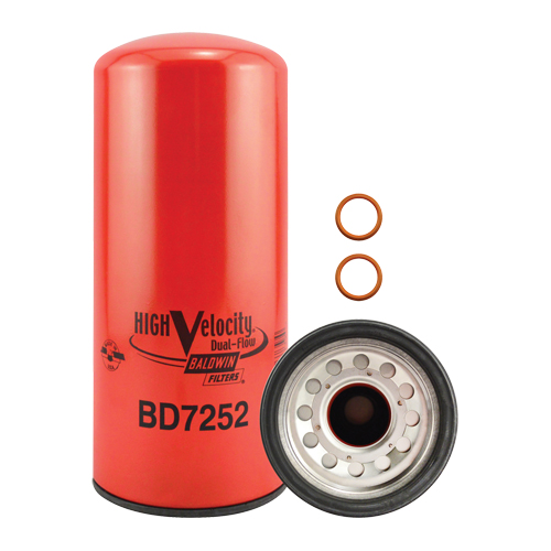 BD7252 High-Velocity Spin-On Dual-Flow Lube Filter - Baldwin Filters BD7252