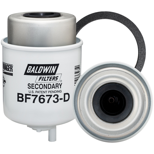 BF7673-D Secondary Fuel/Water Coalescer Element with Drain - Baldwin Filters BF7673-D