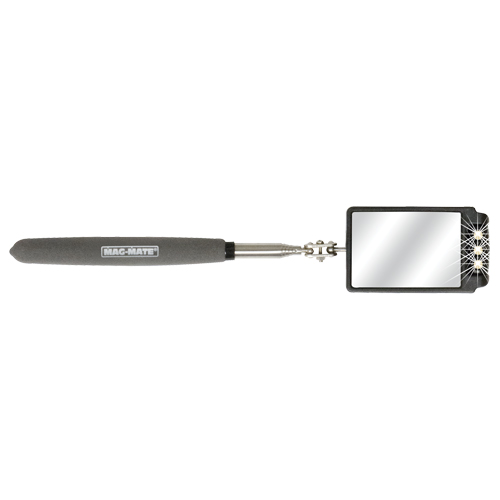 Miroir d'inspection, Rectangulaire, 2-3/4" lo x 1-7/8" la, T&eacute;lescopique - Mag-Mate IMG238L