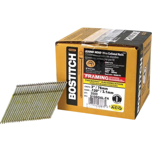 28° Angled Framing Nails - Stanley Bostitch S10DGAL-FH