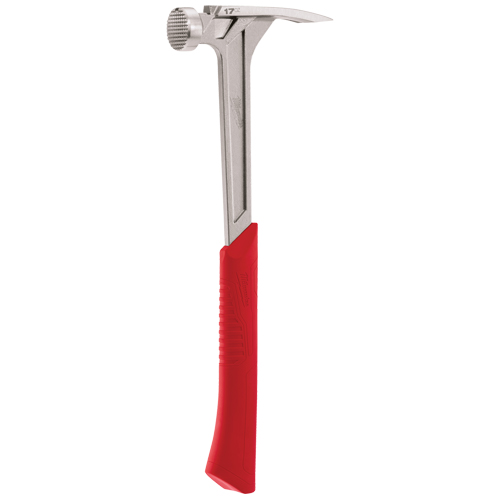 Marteau de charpente &agrave; face usin&eacute;e, 17 oz, Prise en Acier plein, 16-1/8" lo - Milwaukee 48-22-9016