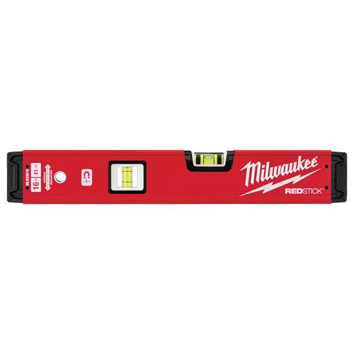Niveau Redstick, Boîte, 1,33' lo, Acier, 2, Magn&eacute;tique - Milwaukee MLBXM16