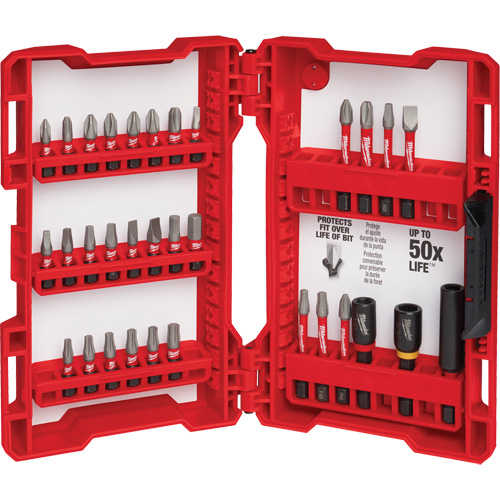 Shockwave Driver Bit Set, 32 Pcs., Phillips/Slotted/Torx&reg; - Milwaukee 48-32-4004