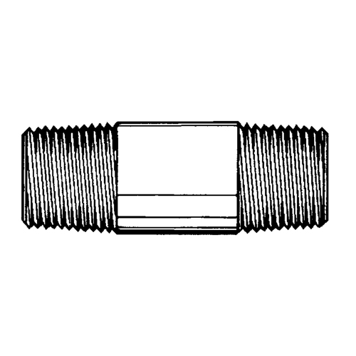 Long Pipe Nipple, Brass - Topring 41.400