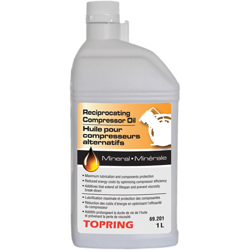 Huile pour compresseur &agrave; piston - Topring 69.201