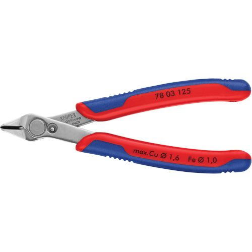 Pince coupante pour &eacute;lectronique Super Knips, 5" lo - Knipex 78 03 125