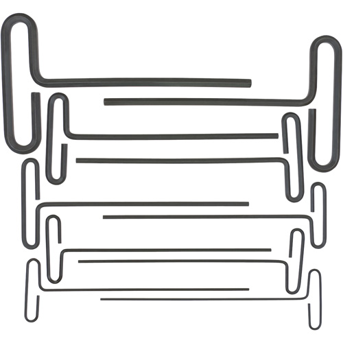 Loop T-Handle Hex Key Set, 10 Pcs., Imperial - Bondhus 15538-BON