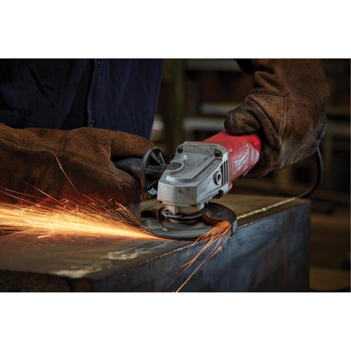 Petite meuleuse angulaire, 4-1/2", 120 V, 11 A, 12 000 Tr/min - Milwaukee 6142-30